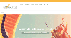 Desktop Screenshot of expace.fr